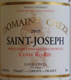 Domaine Cheze - Saint Joseph 2005 - Cuvée Ro-Rée